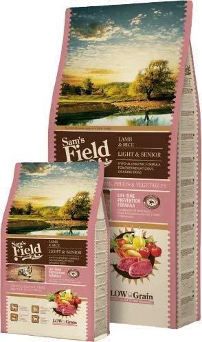 Sam´s Field Dog su ėriena ir ryžiais LIGHT&SENIOR 13kg