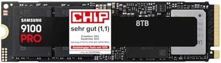 Samsung SSD | 9100 PRO | 8000 GB | Solid-state drive sąsaja PCIe 5.0 x4, NVMe 2.0 | Skaitymo greitis 14800 MB/s | Rašymo greitis 13400 MB/s