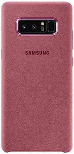 Dėklas Samsung Galaxy Note 8 nugarėlė Alcantara Tamsiai Pilka