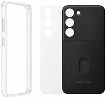 Dėklas MS911CBE Frame Cover Samsung Galaxy S23, Juodas