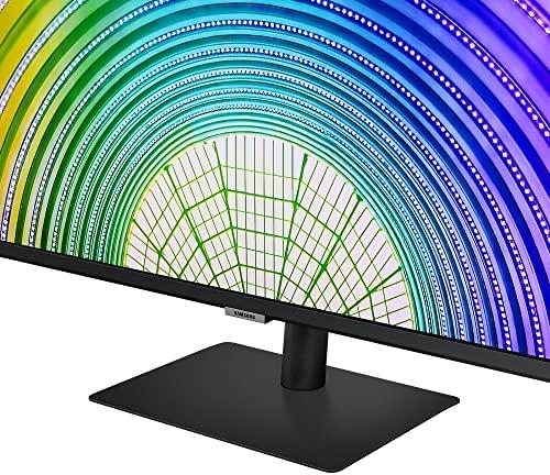 Monitorius SAMSUNG S32A600U 32inch Bezelless 16:9 2560x1440 VA 4ms HDR10 HAS/Swivel/Pivot/Tilt 130mm HDMI/DP/USB-C 90W LAN USB3-HUB VESA 100