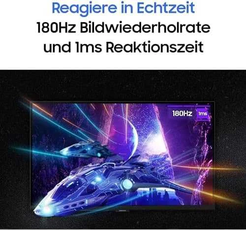Monitorius Samsung | LS27DG500EUXEN | 27 " | IPS | QHD | 16:9 | 180 Hz | 1 ms | 2560 x 1440 pikselių | HDMI jungtys quantity 1 | Juodas