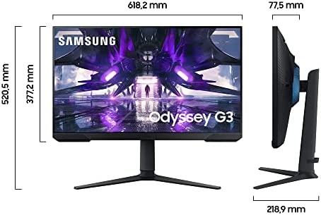 Monitorius Samsung Odyssey G3 S27AG304NR/Gaming/FHD(1920x1080)/144Hz/1ms/16:9/HDMI DisplayPort VESA Pivot