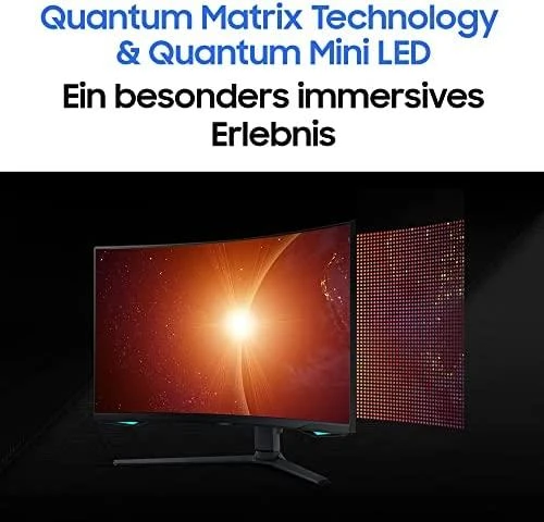 Monitorius Samsung LS32BG750NPX Gaming 165Hz 1ms Mini-LED + Quantum HDR 2000, Freesync Premium Pro, G-Sync Compatible UHD