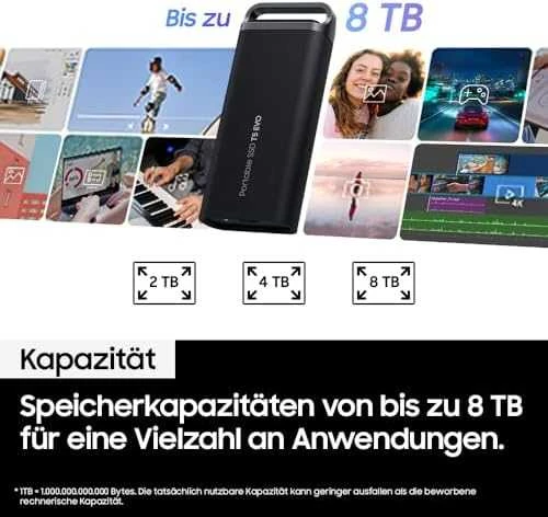Nešiojamas kietasis diskas Samsung MU-PH4T0S/EU Portable SSD 4TB/T5 EVO USB 3.2 Gen 1