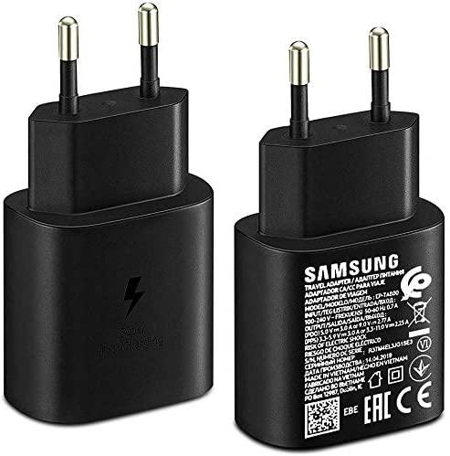 Samsung TA800XBE Travel Greitas įkroviklis Type-C į Type-C 25W, 1m (Juodas)