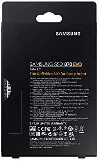 Kietasis vidinis diskas SSD SAMSUNG 870 EVO 2TB/SATA 3.0|MLC/MZ-77E2T0B/EU