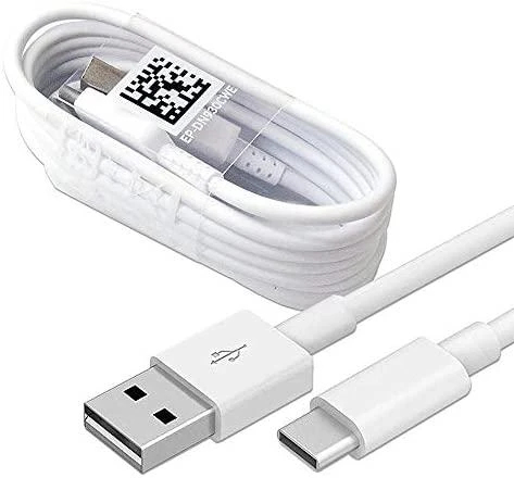 112803 EP-DN930CWE Samsung USB-C duomenų kabelis 3A 1.2m baltos spalvos (Bulk)