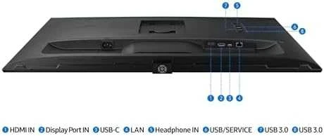 Monitorius Samsung LS32B800PXPXEN | 32 " | IPS | 16:9 | 60 Hz | 5 ms | 3840 x 2160 pikselių | HDMI jungtys quantity 1 | Juodas