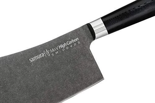 Samura MO-V Stonewash Cleaver 7,0''/180 mm iš AUS 8 japoniško plieno 59 HRC