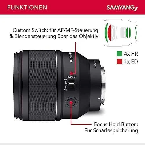 Objektyvas Samyang AF 85mm F/1.4 Sony FE II