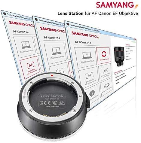 Objektyvas Objektyvo Dokas - Samyang Lens Station Canon EF