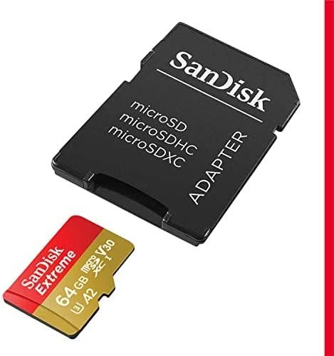 SanDisk 64GB atminties kortelė su SD adapteriu