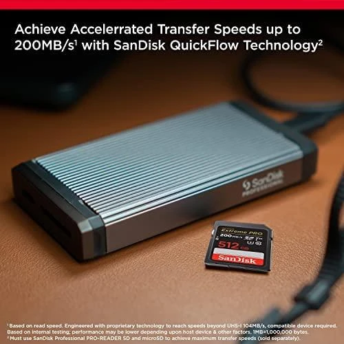 Sandisk atminties kortelė SDXC 512GB Extreme Pro