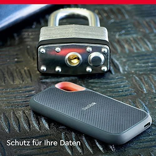 Išorinis kietasis diskas SanDisk Extreme Portable 500 GB, SDSSDE61-500G-G25, Juodas