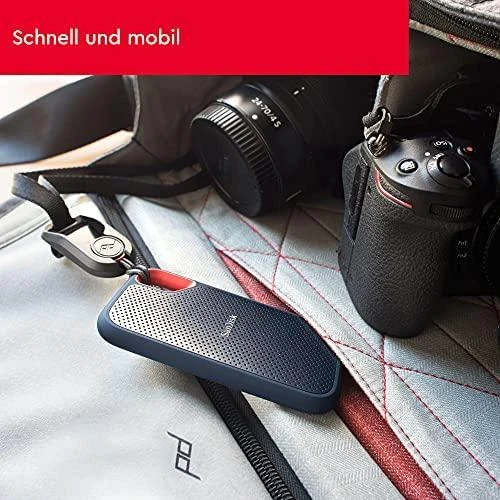 Išorinis kietasis diskas SanDisk Extreme Portable 500 GB, SDSSDE61-500G-G25, Juodas