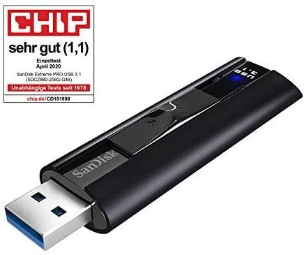 USB laikmena SanDisk Extreme Pro, 256GB