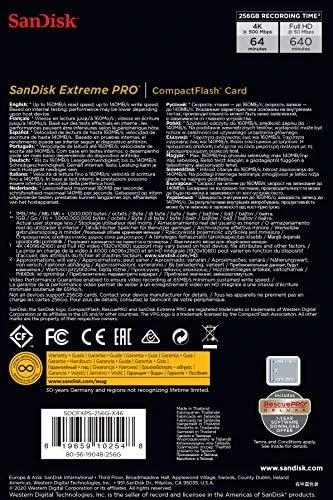 Atminties kortelė Sandisk KARTA EXTREME PRO CF 256 GB