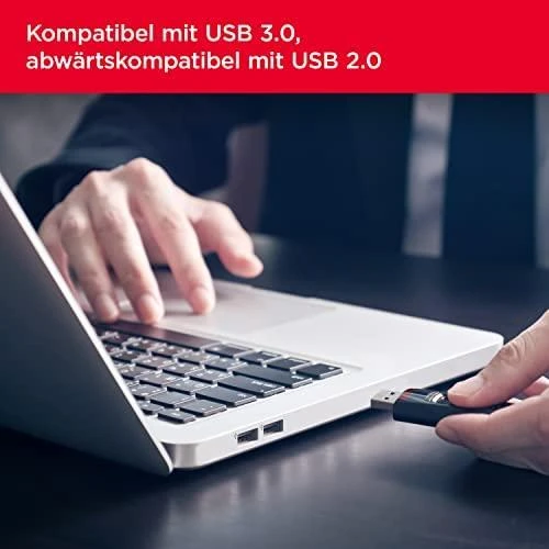 USB laikmena SanDisk Cruzer Ultra 64GB USB 3.0 130 MB/s