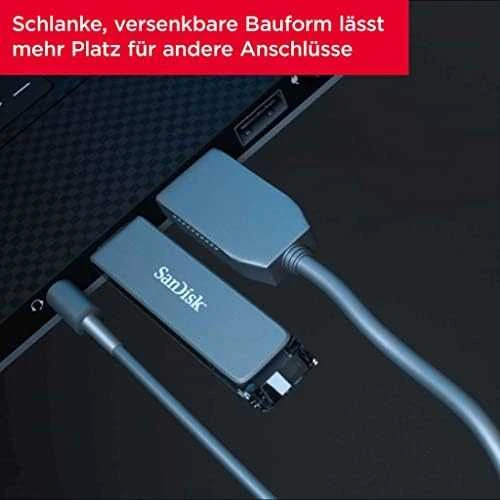 „SanDisk Ultra USB Type-C“ atmintinė, 32 GB, 150 MB/s, EAN: 619659167110