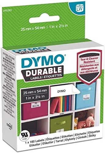 Dymo LW ADRESS LABEL Baltas/25X54MM 1 ROLL 160 LABELS