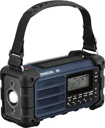 Nešiojamasis „Sangean MMR-99 DAB+“ avarinis radijas, vandenyno mėlynas