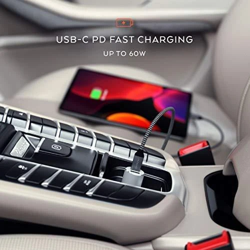 Satechi 72W USB-C 60W PD, USB-A (sidabrinė)