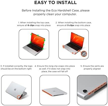 SATECHI Eco Hardshell dėklas, skirtas MacBook Pro 16 – skaidrus
