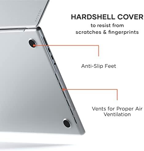 SATECHI Eco Hardshell dėklas, skirtas MacBook Pro 16 – skaidrus