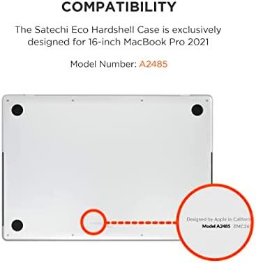 SATECHI Eco Hardshell dėklas, skirtas MacBook Pro 16 – skaidrus