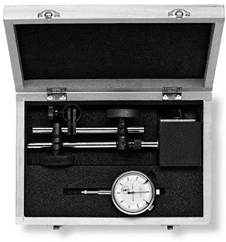 Indikatorius 10mm/0,01mm su stoveliu 275 komplektas, Scala