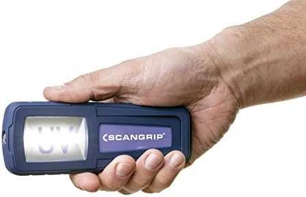 Scangrip UV kietinimo lempa UV-FORM, įkraunama, mažiems/vidutinio dydžio plotams, IP20