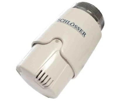 Schlosser termostatinė galvutė SH Diamant Invest balta M30 x 1,5 mm (600100030)