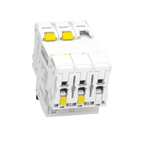 Schneider Electric miniatiūrinis grandinės pertraukiklis 3P B 32A 6kA AC iC60N - A9F03332