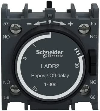 Schneider Electric Schneider Laiko delsos kontaktų blokas 0,1-30s 1 NO 1 NC LADR2