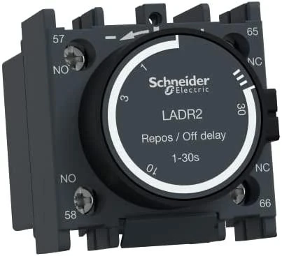 Schneider Electric Schneider Laiko delsos kontaktų blokas 0,1-30s 1 NO 1 NC LADR2