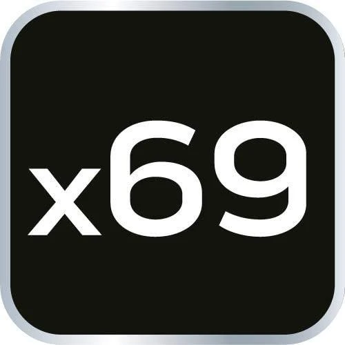 Neo Tools Koncówki Atsuktuvo antgaliai su laikikliu, 69 vnt.