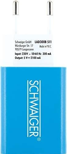 Schwaiger 1x USB-A įkroviklis (LAD300B511)