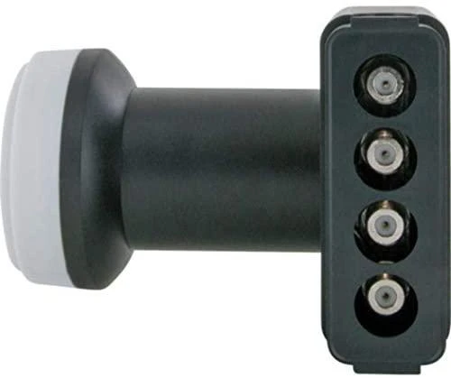 Schwaiger Quad LNB palydovinis keitiklis, pilkas (LNB4)