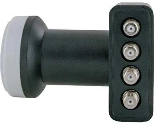 Schwaiger Quad LNB palydovinis keitiklis, pilkas (LNB4)