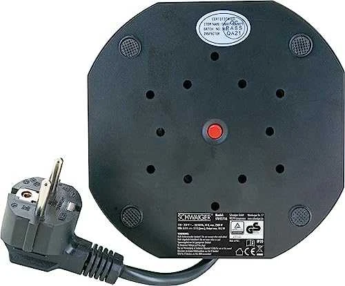 Schwaiger Steckdosentower 7 x Schuko + 2x USB 1,8m