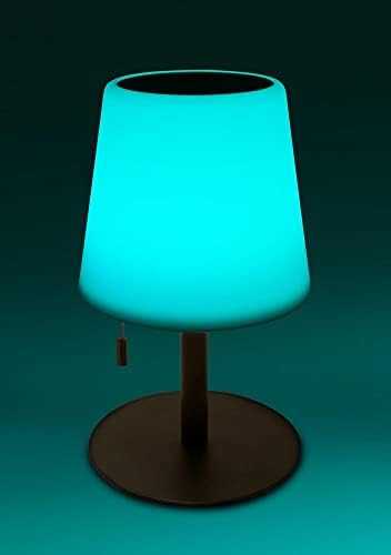 Lampa stołowa Schwaiger Schwaiger LED Tischleuchte Akku 200Lm Solar IP44 RGB 255mm s