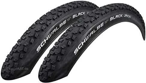 Padanga 26" Schwalbe Juodas Jack HS 407 Active Wired 57-559 / 26x2.25 Juodas