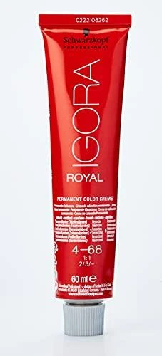 Schwarzkopf Igora Royal ilgalaikio poveikio plaukų dažai 60 ml - 4-68