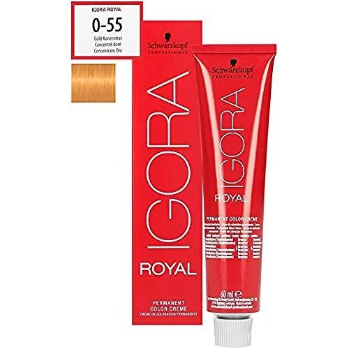 Schwarzkopf Igora Royal 0-55 dažų tūbelė ir pakuotė