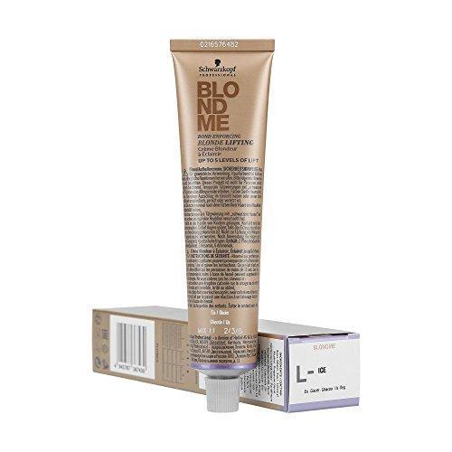 Schwarzkopf Professional BlondMe Bond Enforcing Skirtas šviesiems plaukams Lifting plaukų dažai, atspalvis: Ice, 60 ml