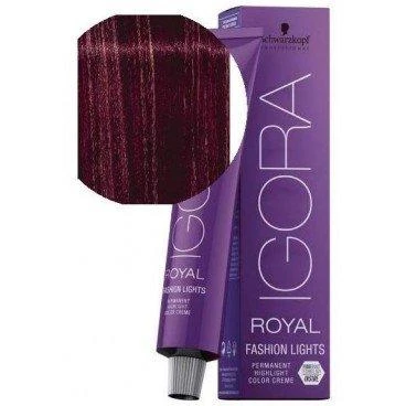 Schwarzkopf Igora Royal Fashion Lights dažų pakuotė ir tūtelė
