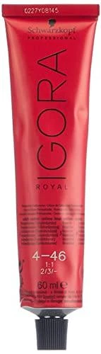Schwarzkopf Igora Royal ilgalaikio poveikio plaukų dažai 60 ml - 4-46
