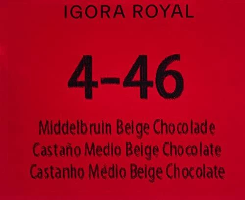 Schwarzkopf Igora Royal ilgalaikio poveikio plaukų dažai 60 ml - 4-46