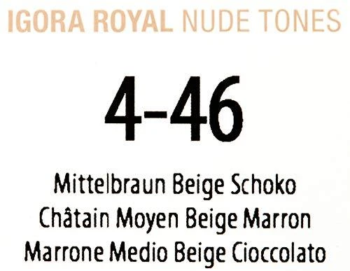 Schwarzkopf Igora Royal ilgalaikio poveikio plaukų dažai 60 ml - 4-46
